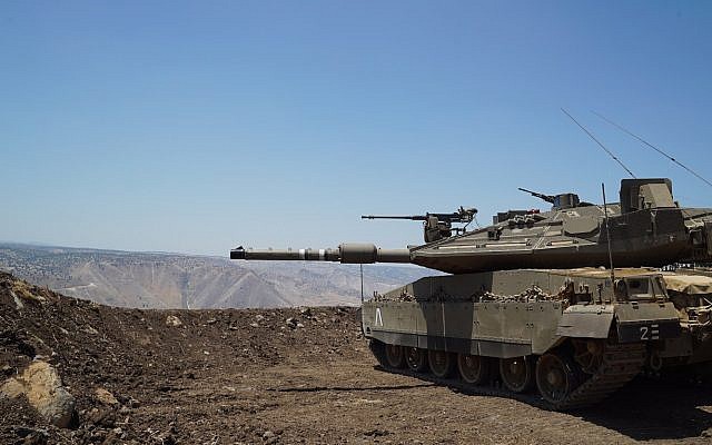 Israel Sends Extra Tanks to the Syrian Border